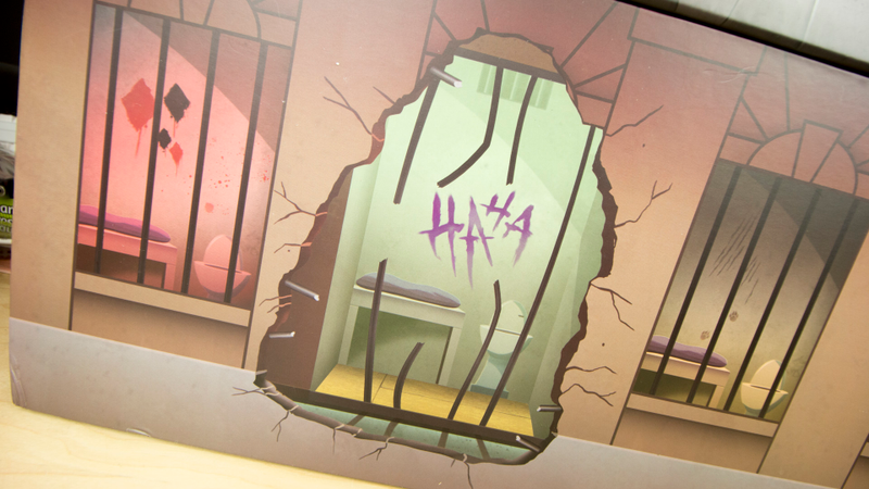 Nice of the GCPD to change the lightbulbs in their cells to reflect the occupants.